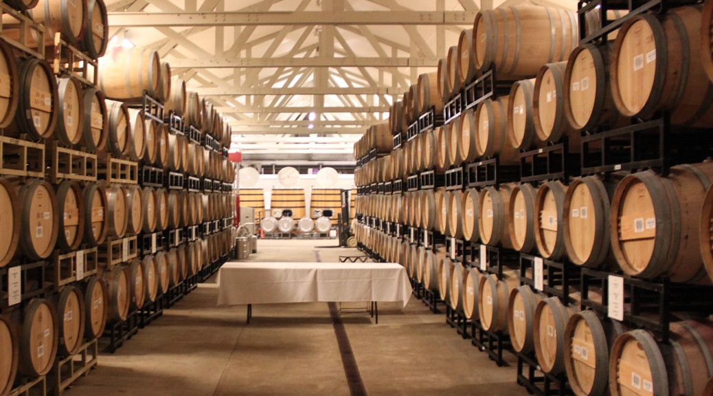 wine barrel room
