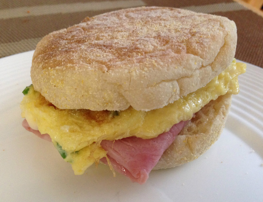 eggamuffinwithvirginiahamfourcheeseblendandgreenonion