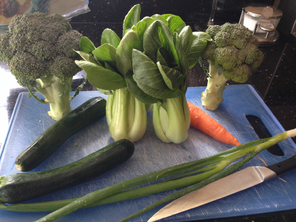 Prepping for Stir Fry